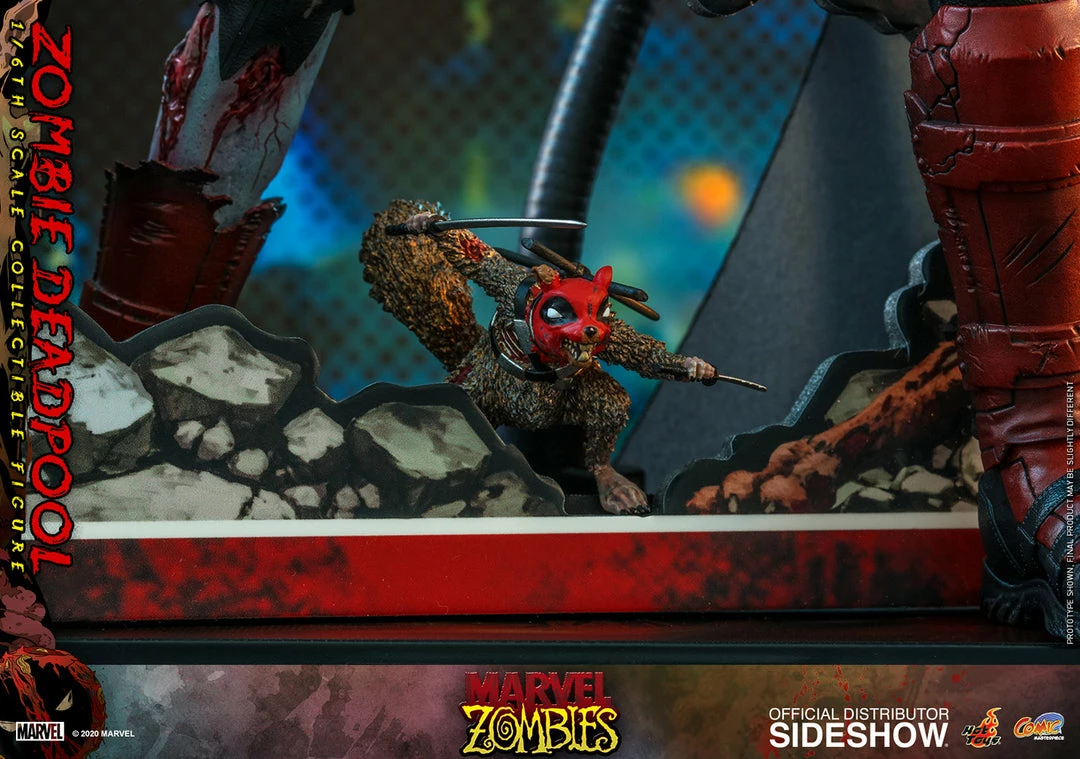 Maybang's Collectibles Hot Toys Marvel Comic Masterpiece Series Zombie Deadpool 1/6 Scale 12" Collectible Figure 20 Maybang's Collectibles Hot Toys Marvel Comic Masterpiece Series Zombie Deadpool 1/6 Scale 12" Collectible Figure