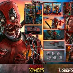 Maybang's Collectibles Hot Toys Marvel Comic Masterpiece Series Zombie Deadpool 1/6 Scale 12" Collectible Figure 44 Maybang's Collectibles Hot Toys Marvel Comic Masterpiece Series Zombie Deadpool 1/6 Scale 12
