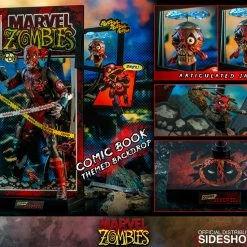 Maybang's Collectibles Hot Toys Marvel Comic Masterpiece Series Zombie Deadpool 1/6 Scale 12" Collectible Figure 45 Maybang's Collectibles Hot Toys Marvel Comic Masterpiece Series Zombie Deadpool 1/6 Scale 12